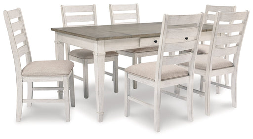 Ashley Express - Skempton Dining Table and 6 Chairs Quick Ship Furniture home furniture, home decor
