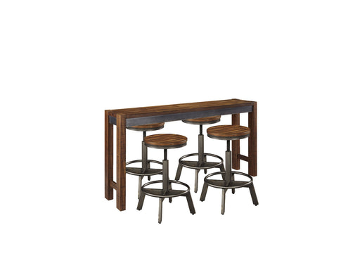 Ashley Express - Torjin Counter Height Dining Table and 4 Barstools Quick Ship Furniture home furniture, home decor