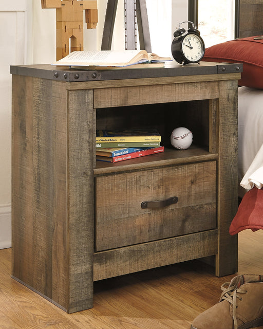 Ashley Express - Trinell One Drawer Night Stand Quick Ship Furniture home furniture, home decor