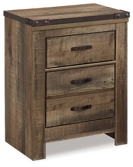Ashley Express - Trinell Two Drawer Night Stand Quick Ship Furniture home furniture, home decor
