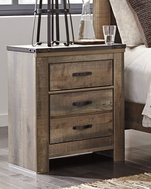Ashley Express - Trinell Two Drawer Night Stand Quick Ship Furniture home furniture, home decor