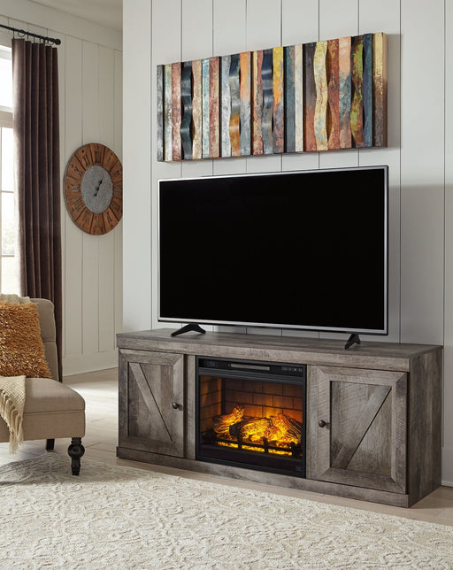 Ashley Express - Wynnlow TV Stand with Electric Fireplace Quick Ship Furniture home furniture, home decor