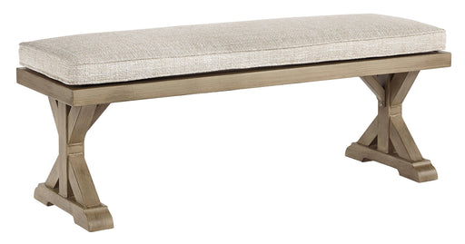 Ashley Express - Beachcroft Bench with Cushion Quick Ship Furniture home furniture, home decor