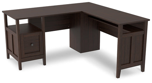 Ashley Express - Camiburg 2-Piece Home Office Desk Quick Ship Furniture home furniture, home decor