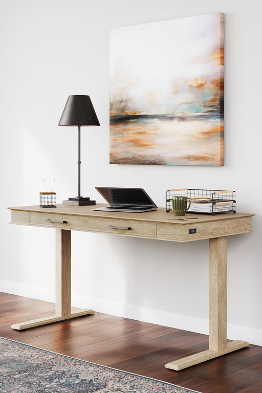 Ashley Express - Elmferd Adjustable Height Desk Quick Ship Furniture home furniture, home decor