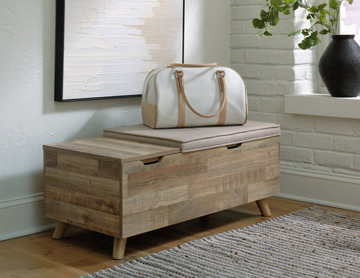 Ashley Express - Gerdanet Storage Bench Quick Ship Furniture home furniture, home decor