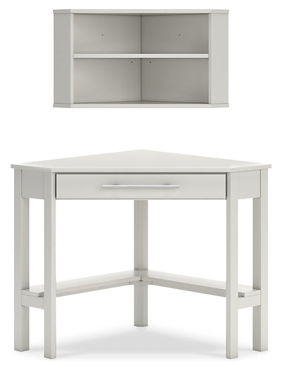 Ashley Express - Grannen Home Office Corner Desk with Bookcase Quick Ship Furniture home furniture, home decor