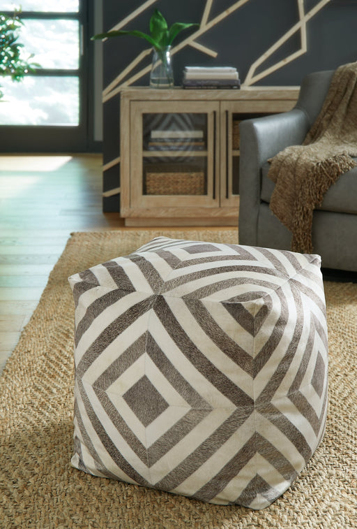 Ashley Express - Hartselle Pouf Quick Ship Furniture home furniture, home decor