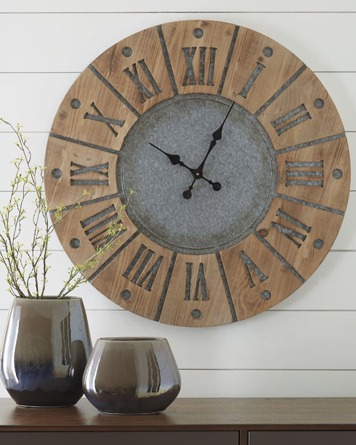 Ashley Express - Payson Wall Clock Quick Ship Furniture home furniture, home decor